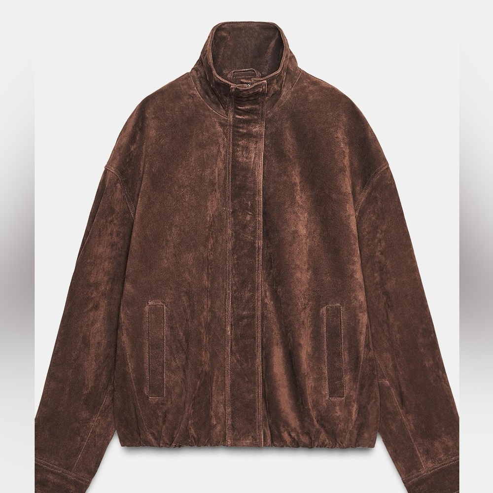 Zara  Brown suede Jacket (sold out )
